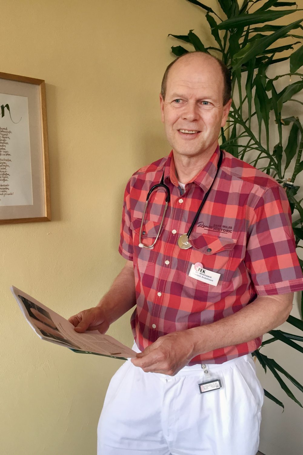 Dr. med. Klaus Wittmaack In Neumünster der einzige Arzt mit Zusatzbezeichnung Spezielle Schmerztherapie: Dr. Klaus Wittmaack.